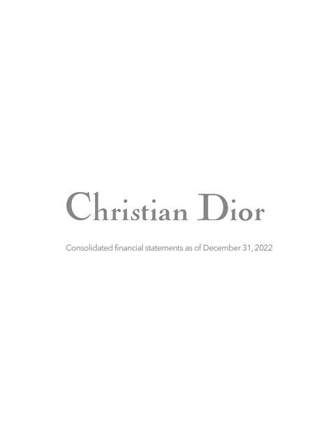 dior financial statements|christian dior net worth.